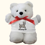 Dog lover's teddy bear